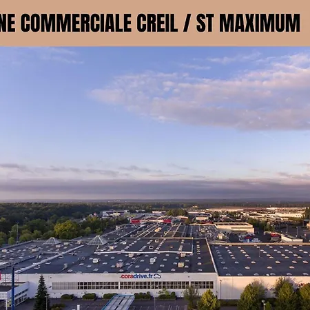 شقة Cocon Forestier - Cinema- Netflix Free - Proche Aeroport Beauvais, Chantilly, Foret De Hez-froidmont, Parking Public Gratuit, Wifi & Netflix *
